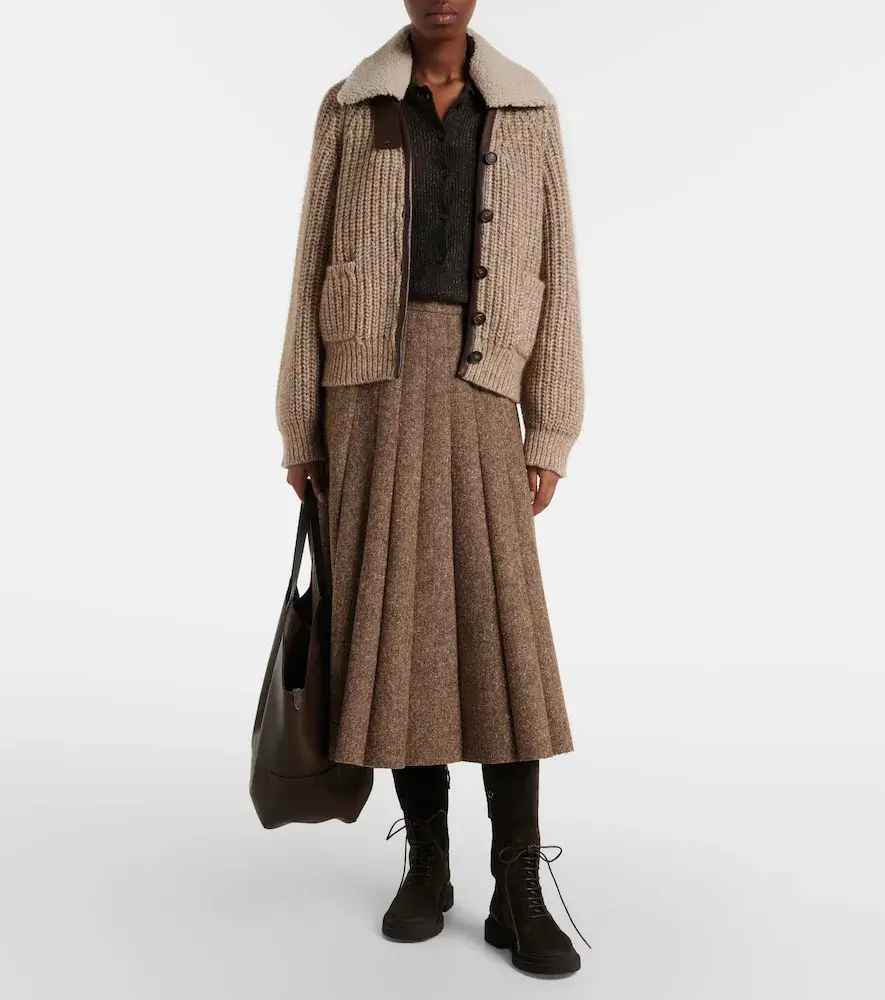 Brunello Cucinelli Cashmere, mohair, and wool-blend jacket | Thumbnail 7 Brunello Cucinelli Cashmere, mohair, and wool-blend jacket | Thumbnail 7