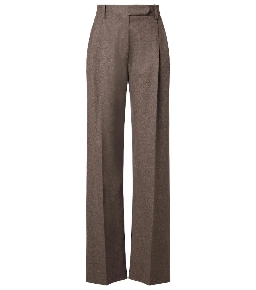 Henge wool and cashmere wide-leg pants Henge wool and cashmere wide-leg pants