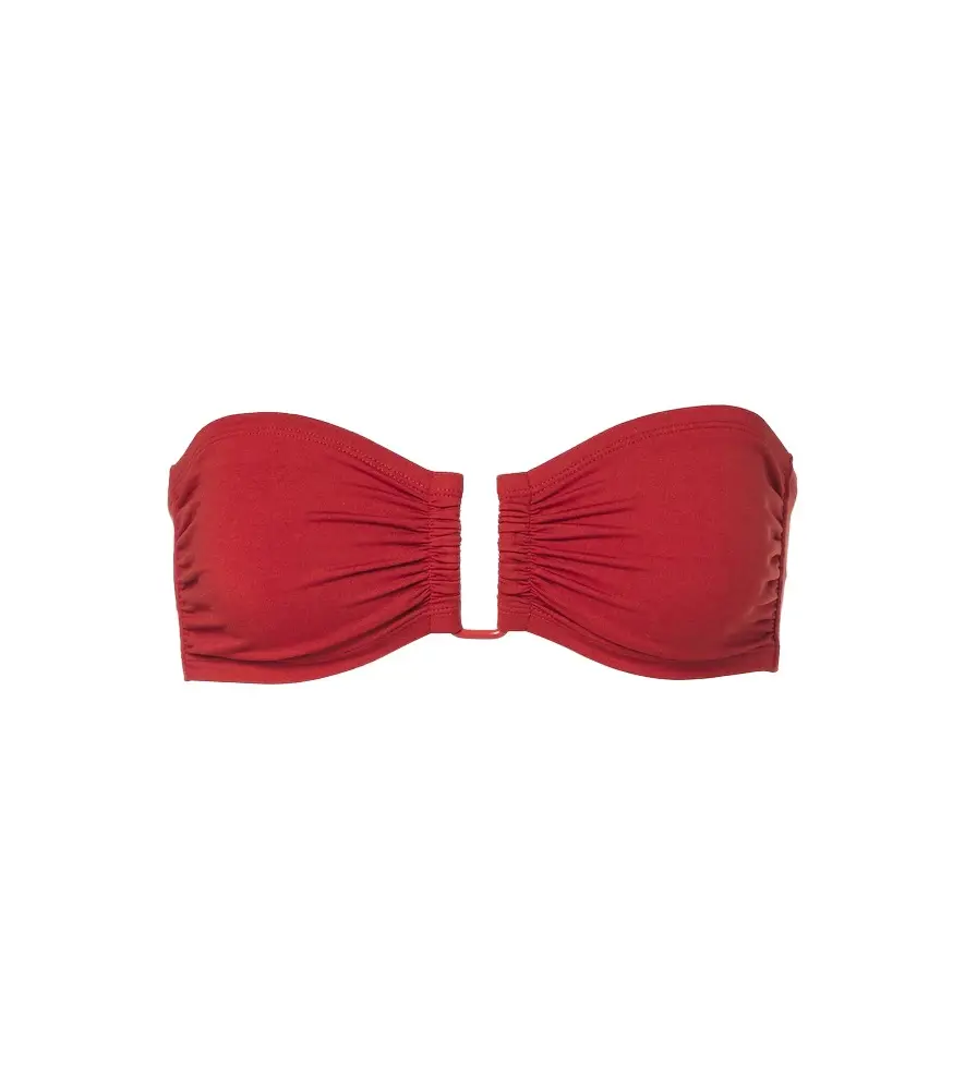 Eres Show ruched bikini top