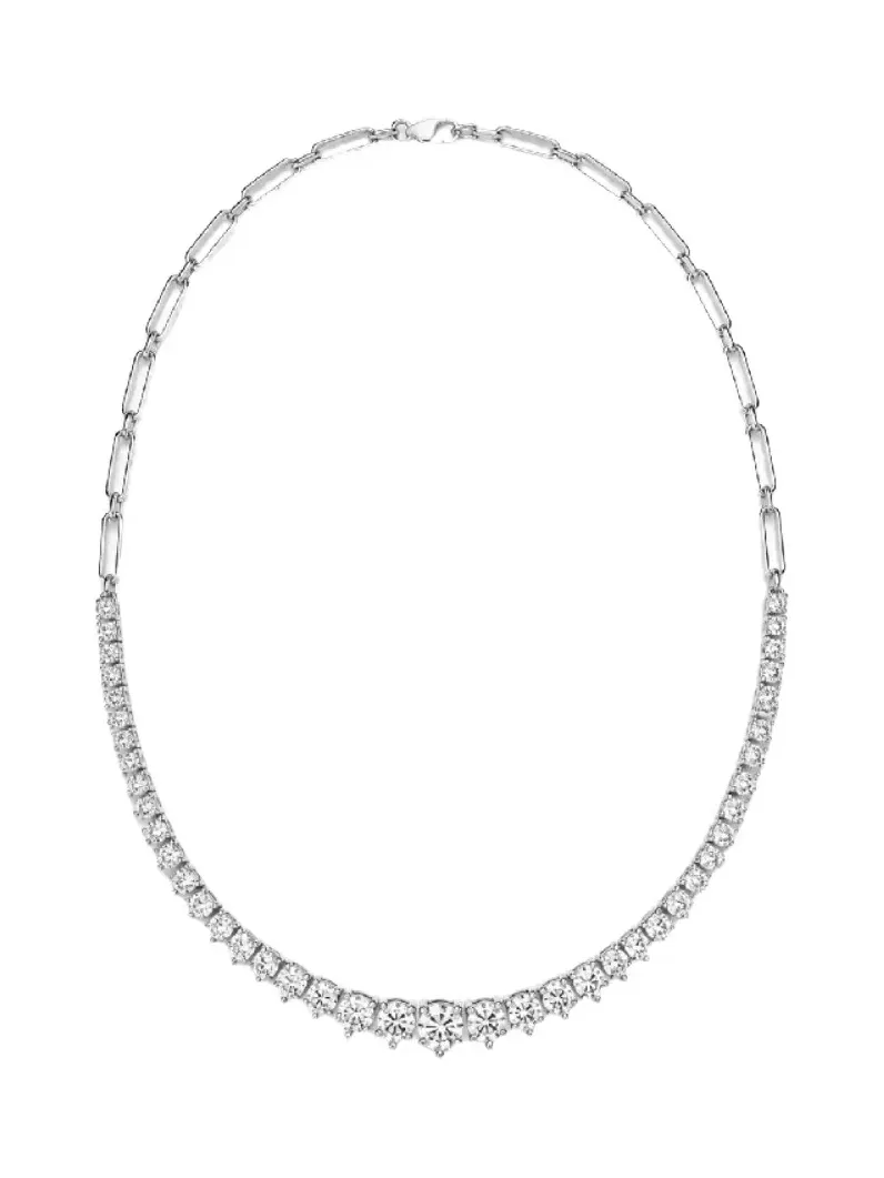 1.63ct Diamond 18K Gold Link Necklace 1.63ct Diamond 18K Gold Link Necklace