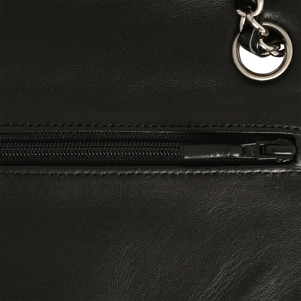 Chanel Chanel Medium Classic Double Flap Bag Black Patent Silver Hardware | Thumbnail 8 Chanel Chanel Medium Classic Double Flap Bag Black Patent Silver Hardware | Thumbnail 8