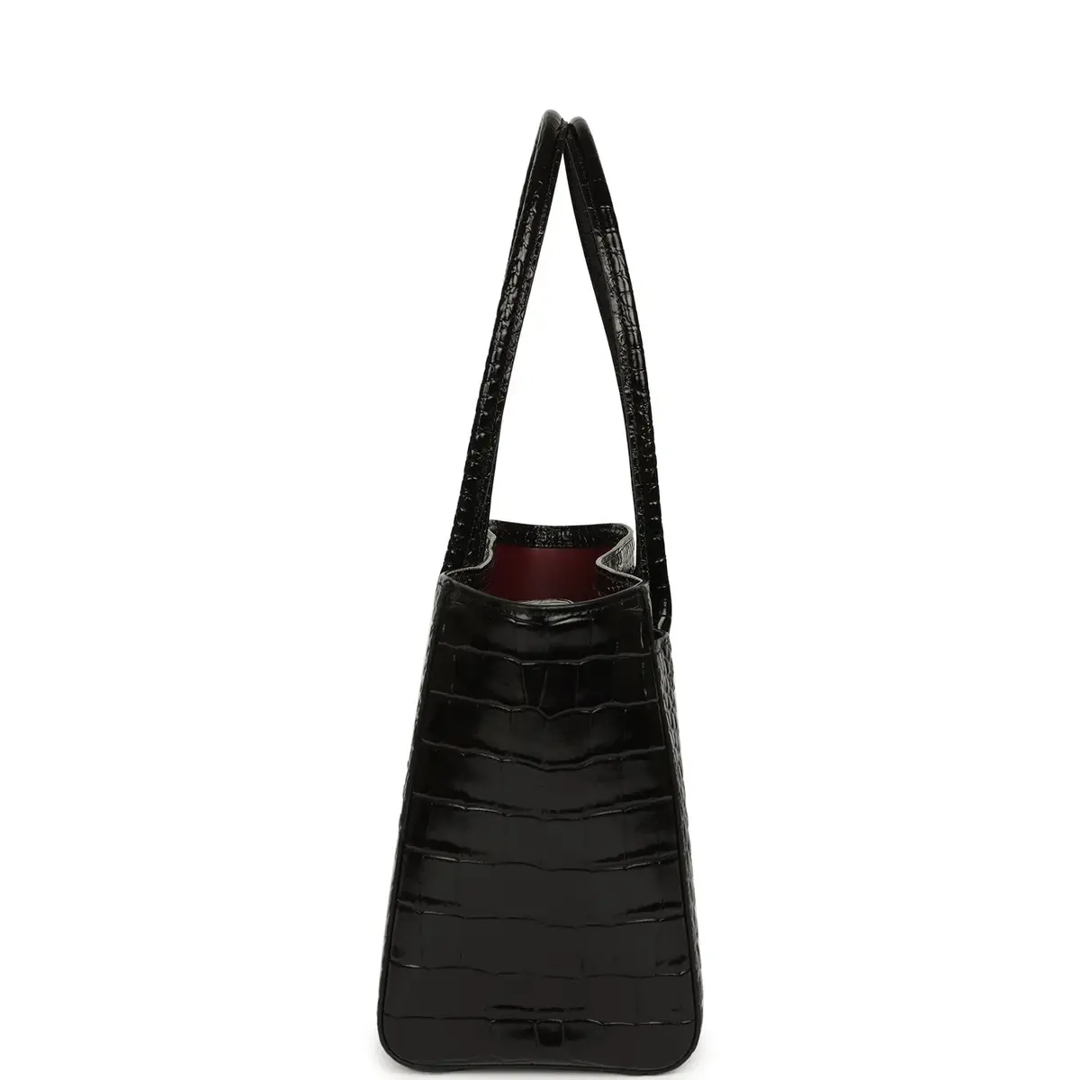 Chanel Chanel Small Cerf Shopping Bag Black Croc Embossed Calfskin Gold Hardware | Thumbnail 3 Chanel Chanel Small Cerf Shopping Bag Black Croc Embossed Calfskin Gold Hardware | Thumbnail 3