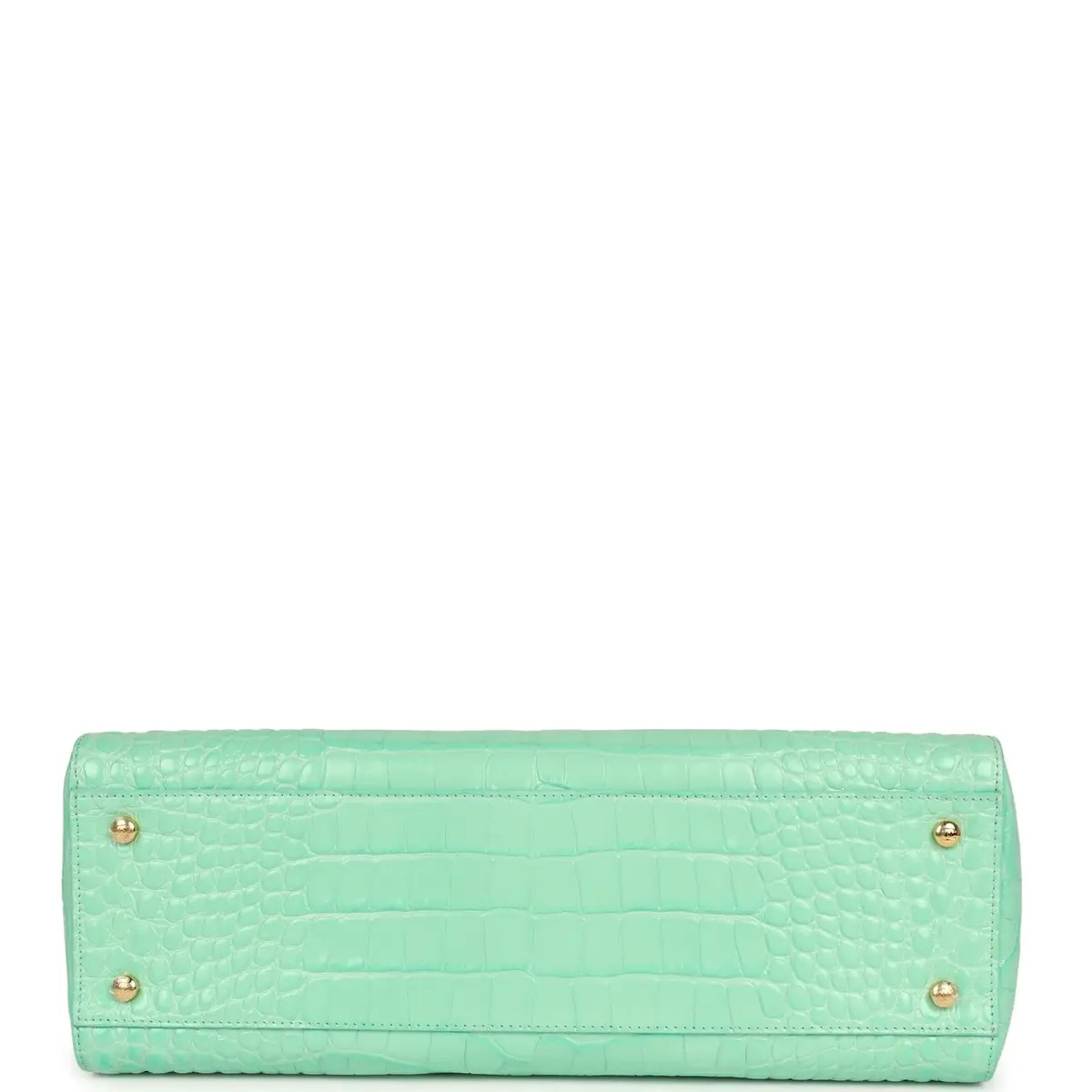 Chanel Chanel Small Cerf Shopping Bag Teal Croc Embossed Calfskin Gold Hardware | Thumbnail 6 Chanel Chanel Small Cerf Shopping Bag Teal Croc Embossed Calfskin Gold Hardware | Thumbnail 6