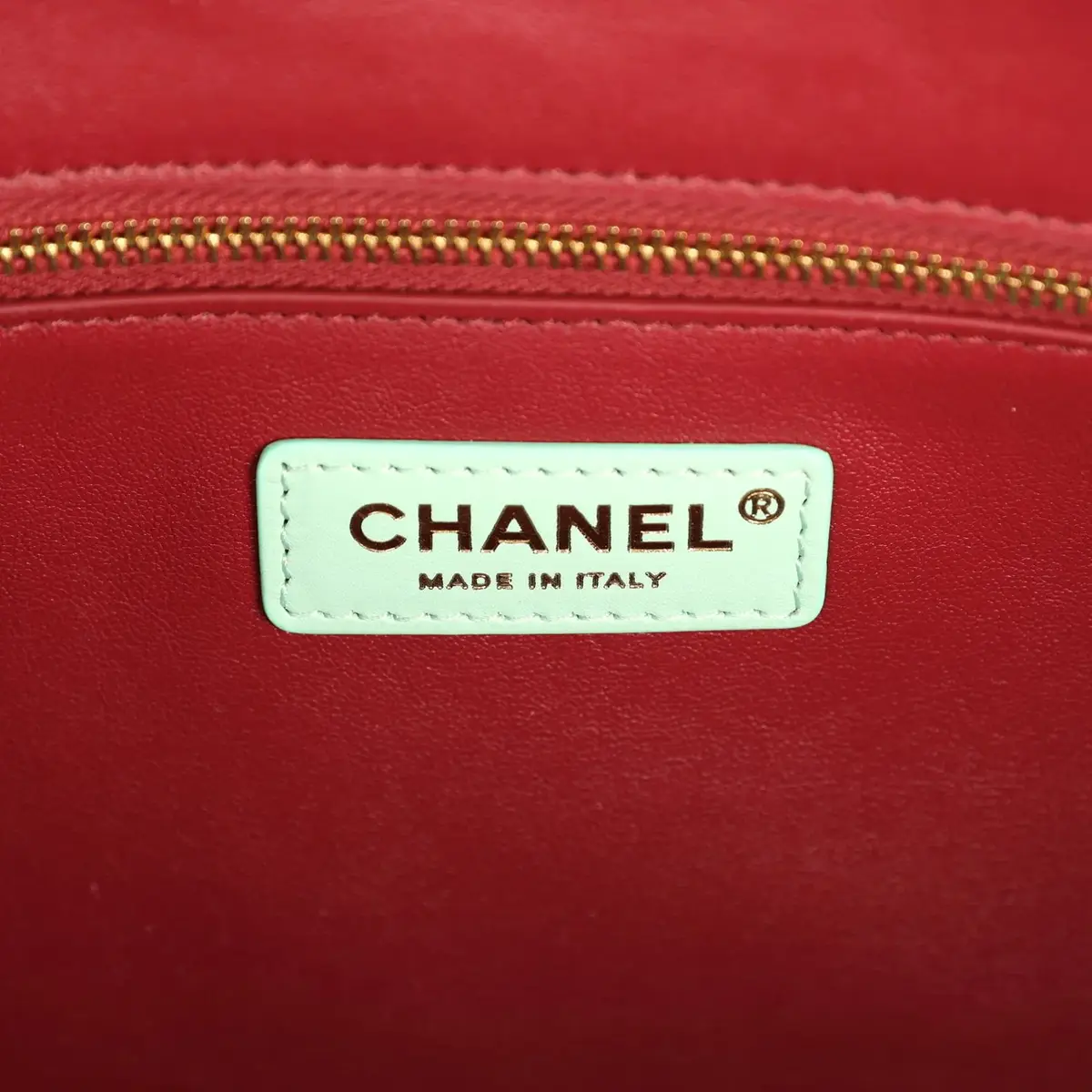 Chanel Chanel Small Cerf Shopping Bag Teal Croc Embossed Calfskin Gold Hardware | Thumbnail 8 Chanel Chanel Small Cerf Shopping Bag Teal Croc Embossed Calfskin Gold Hardware | Thumbnail 8