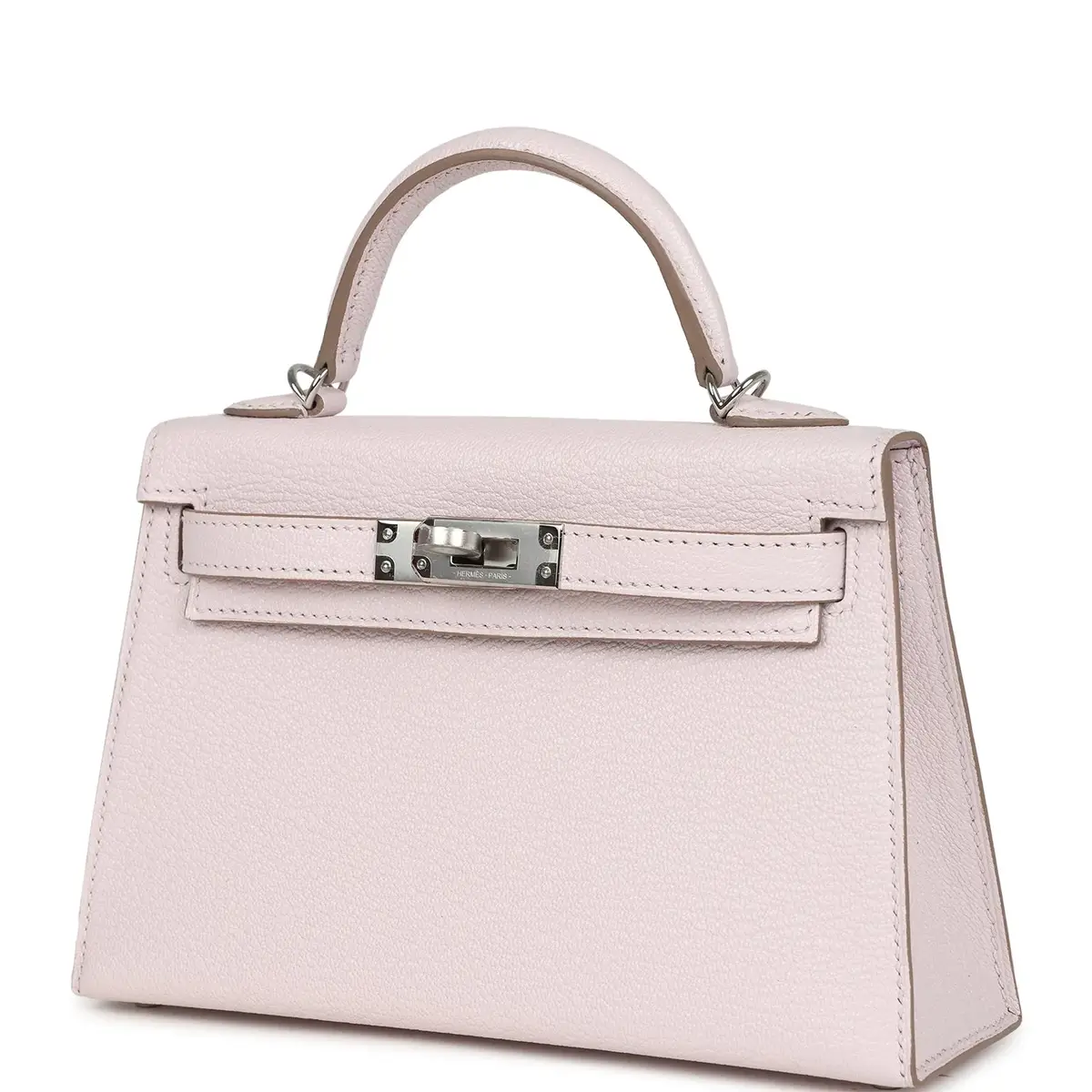 HERMÈS Hermes Kelly Sellier 20 Mauve Pale Chevre Palladium Hardware | Thumbnail 5 HERMÈS Hermes Kelly Sellier 20 Mauve Pale Chevre Palladium Hardware | Thumbnail 5