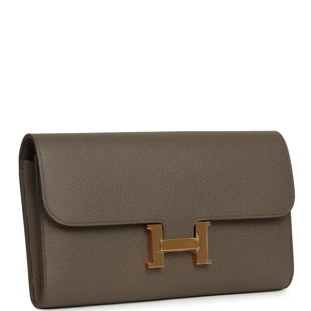 HERMÈS Pre-owned Hermes Constance Long Wallet Etain Epsom Gold Hardware | Thumbnail 2 HERMÈS Pre-owned Hermes Constance Long Wallet Etain Epsom Gold Hardware | Thumbnail 2