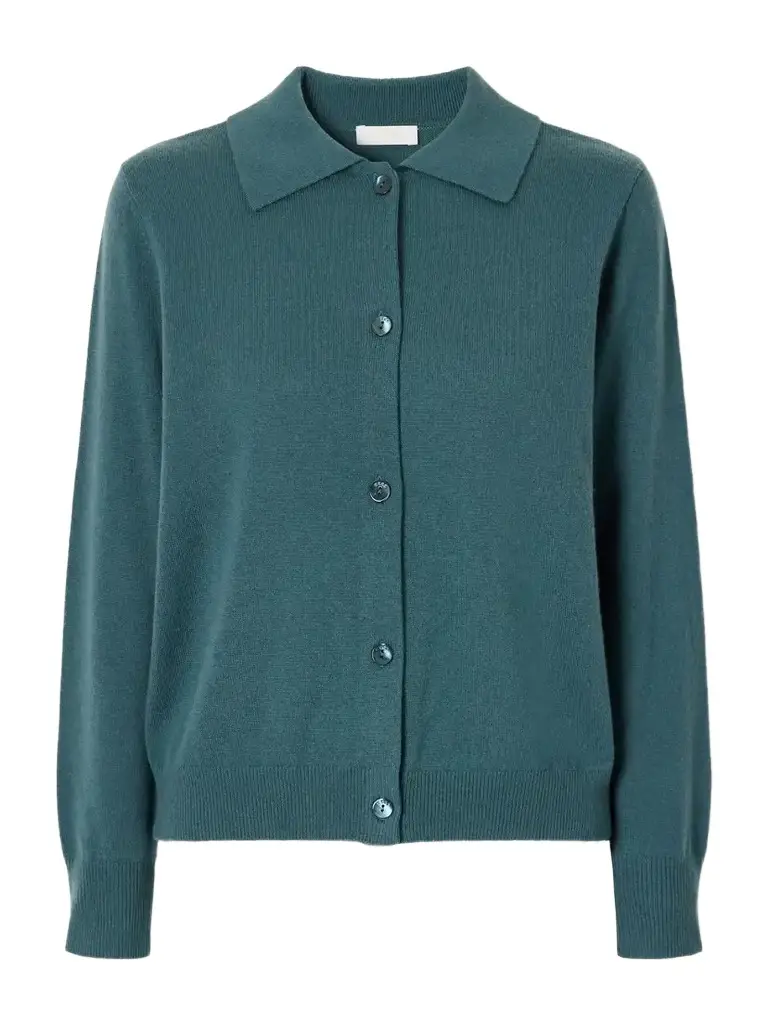 Eres Photocall Wool And Cashmere-blend Cardigan - Green