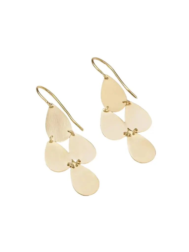Irene Neuwirth Four Drop 18-karat Gold Earrings