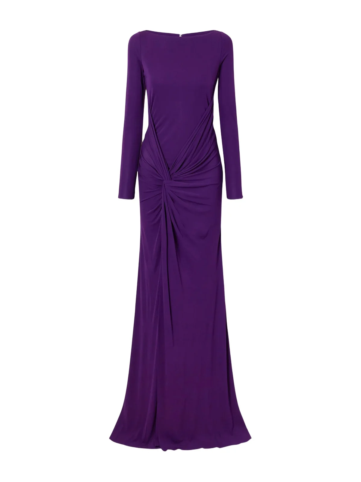 Alex Perry Twisted Gathered Jersey Gown