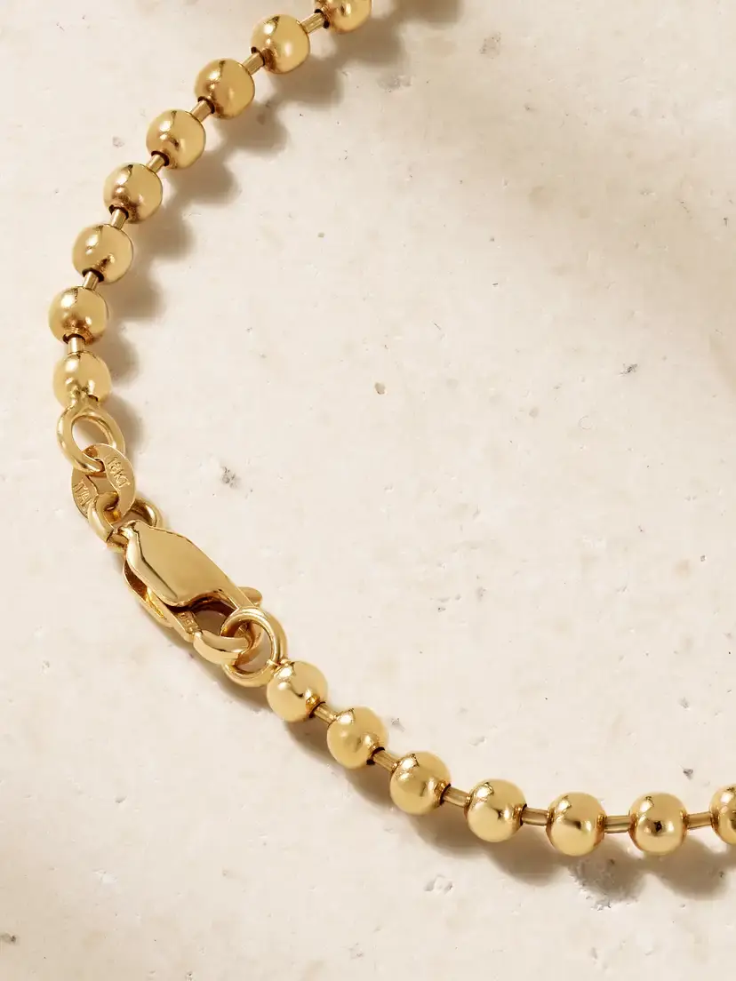 Anita Ko 18-karat Gold Emerald Beaded Necklace | Thumbnail 3 Anita Ko 18-karat Gold Emerald Beaded Necklace | Thumbnail 3