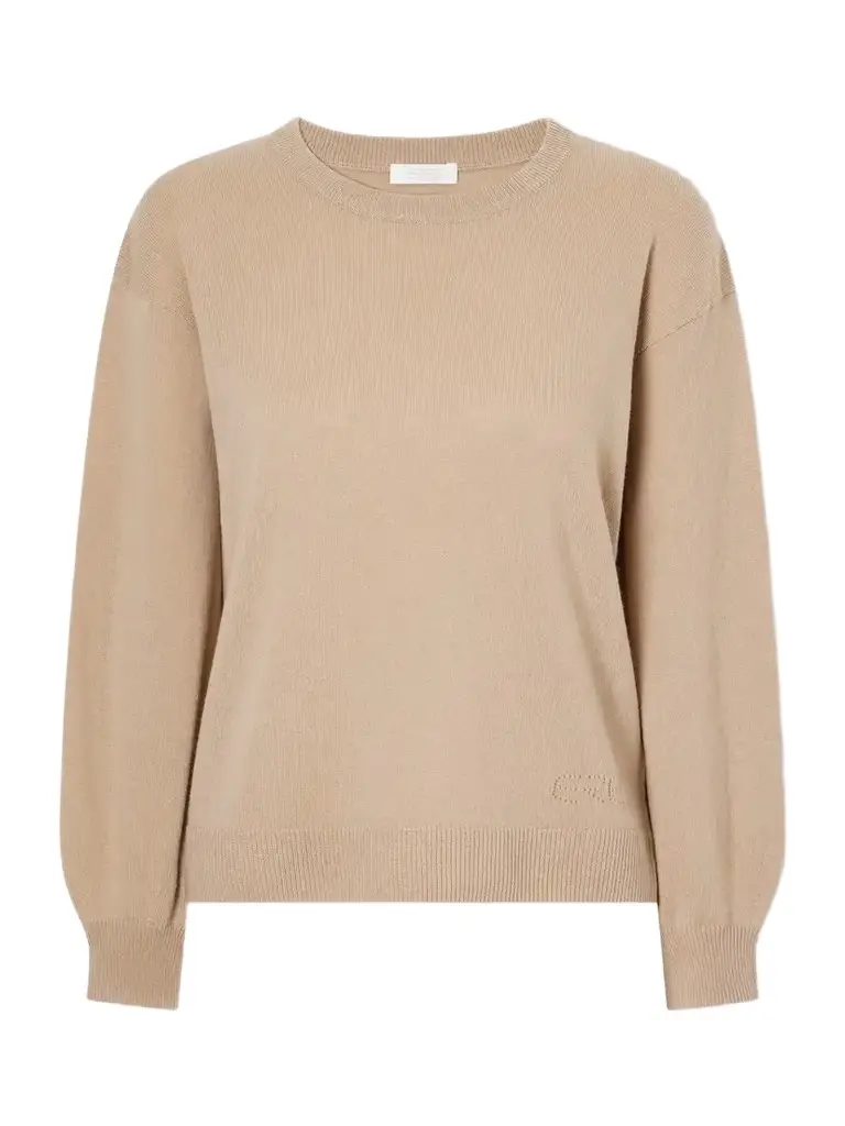 Eres Colorama Maille Famous Wool And Cashmere-blend Sweater - Neutrals
