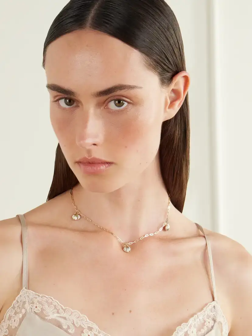 Mateo Petite Venus 14-karat Gold Diamond Necklace | Thumbnail 2 Mateo Petite Venus 14-karat Gold Diamond Necklace | Thumbnail 2