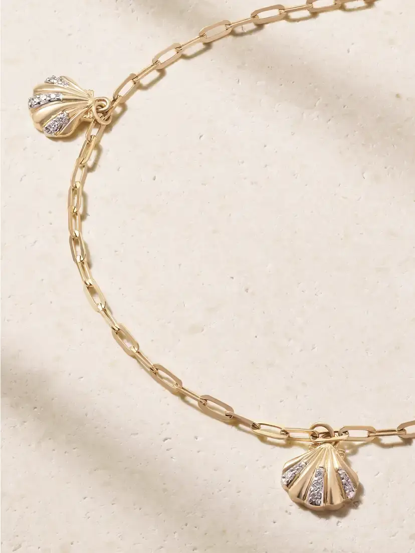Mateo Petite Venus 14-karat Gold Diamond Necklace | Thumbnail 4 Mateo Petite Venus 14-karat Gold Diamond Necklace | Thumbnail 4