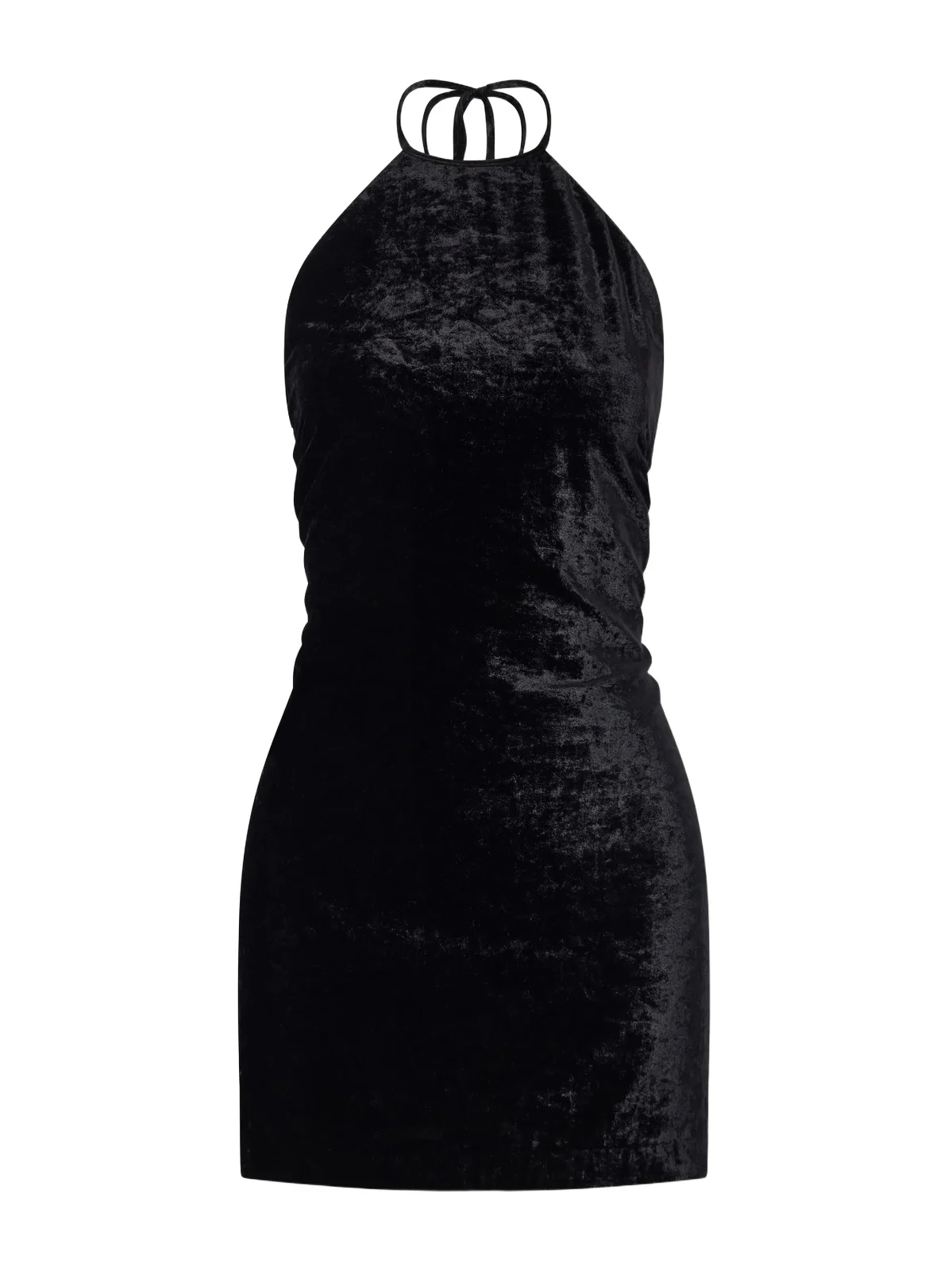 Francine Velvet Halterneck Mini Dress Francine Velvet Halterneck Mini Dress
