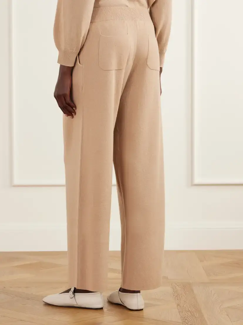 Eres Access Pleated Wool And Cashmere-blend Wide-leg Pants | Thumbnail 4 Eres Access Pleated Wool And Cashmere-blend Wide-leg Pants | Thumbnail 4