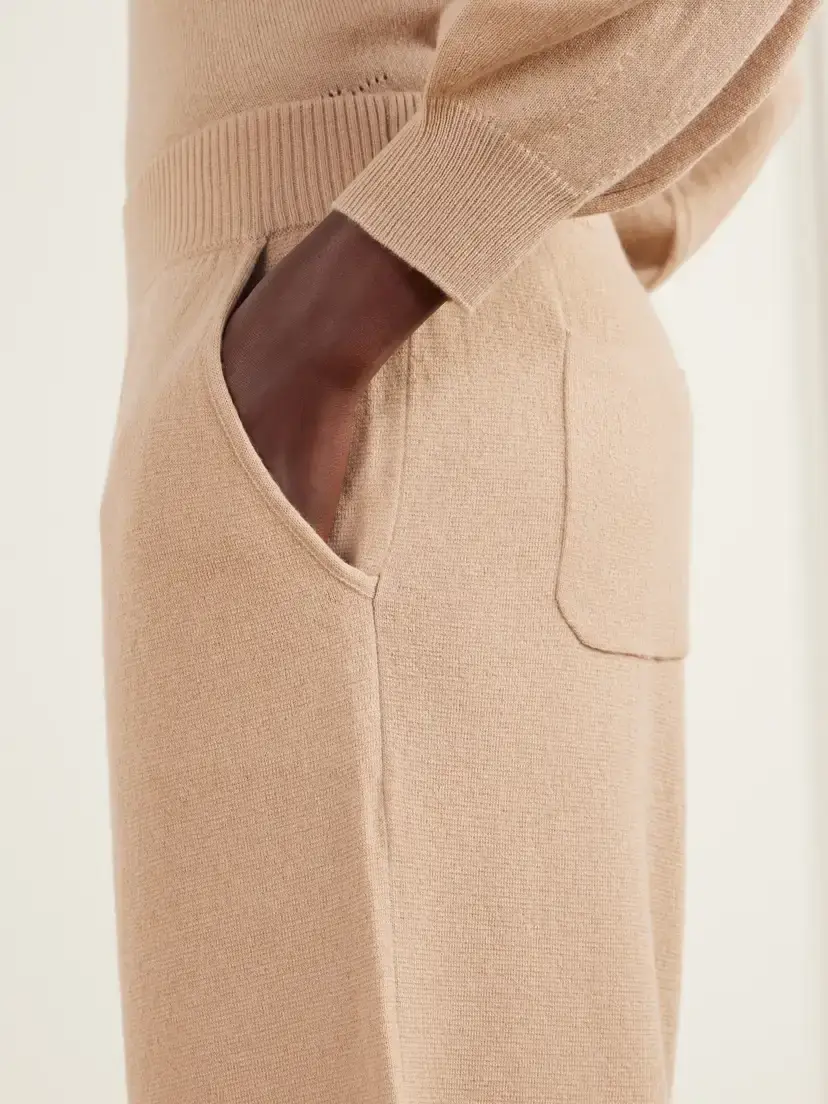 Eres Access Pleated Wool And Cashmere-blend Wide-leg Pants | Thumbnail 5 Eres Access Pleated Wool And Cashmere-blend Wide-leg Pants | Thumbnail 5