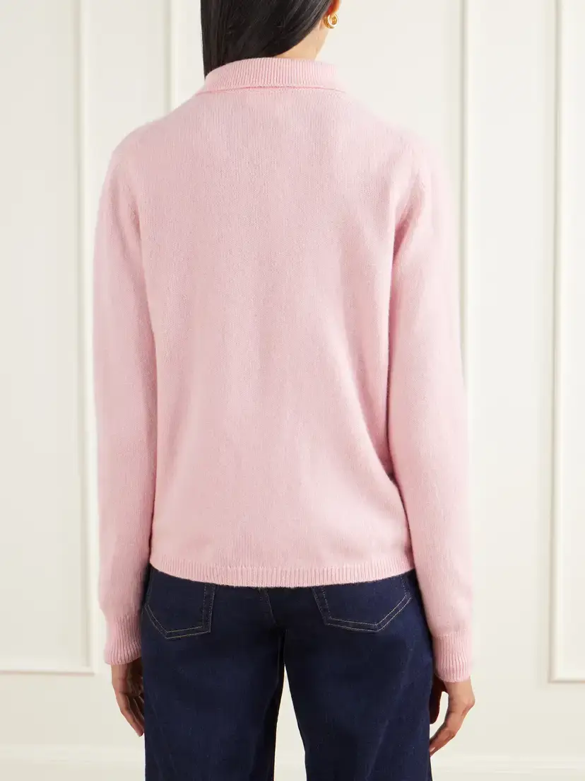 Daughter Cora Wool Polo Cardigan | Thumbnail 4 Daughter Cora Wool Polo Cardigan | Thumbnail 4
