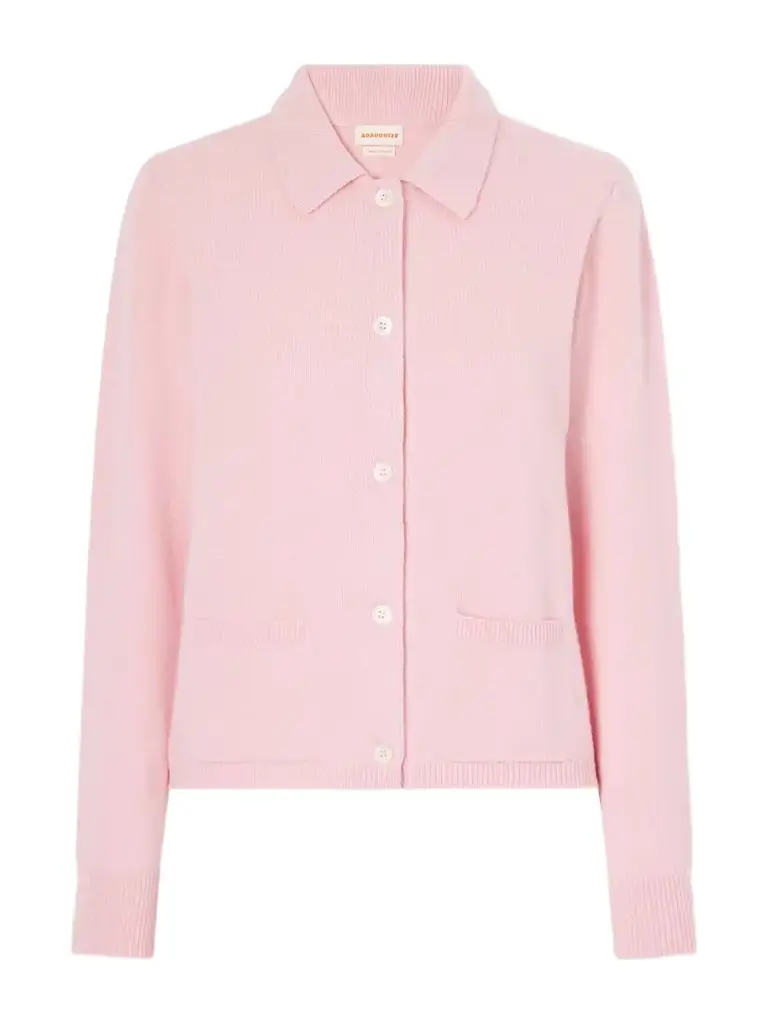 Daughter Cora Wool Polo Cardigan