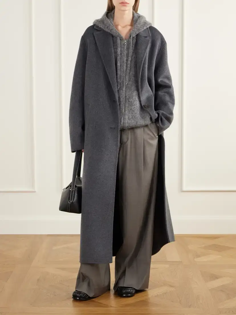 ssstein Brushed Mohair-blend Zip-up Hoodie | Thumbnail 2 ssstein Brushed Mohair-blend Zip-up Hoodie | Thumbnail 2