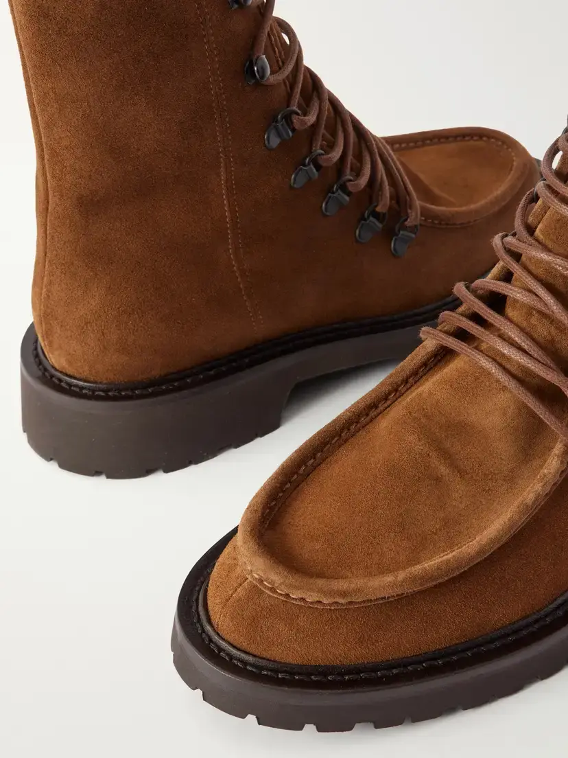 LEGRES Speed-hook Suede Ankle Boots | Thumbnail 5