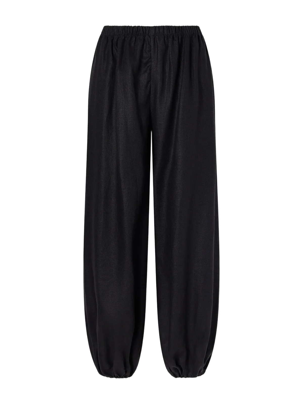 Faithfull Kortez Balloon Gathered Linen Woven Tapered Pants