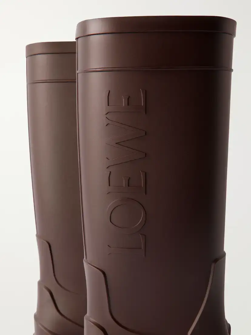 Loewe Storm Logo-embossed Rubber Knee Boots | Thumbnail 5 Loewe Storm Logo-embossed Rubber Knee Boots | Thumbnail 5