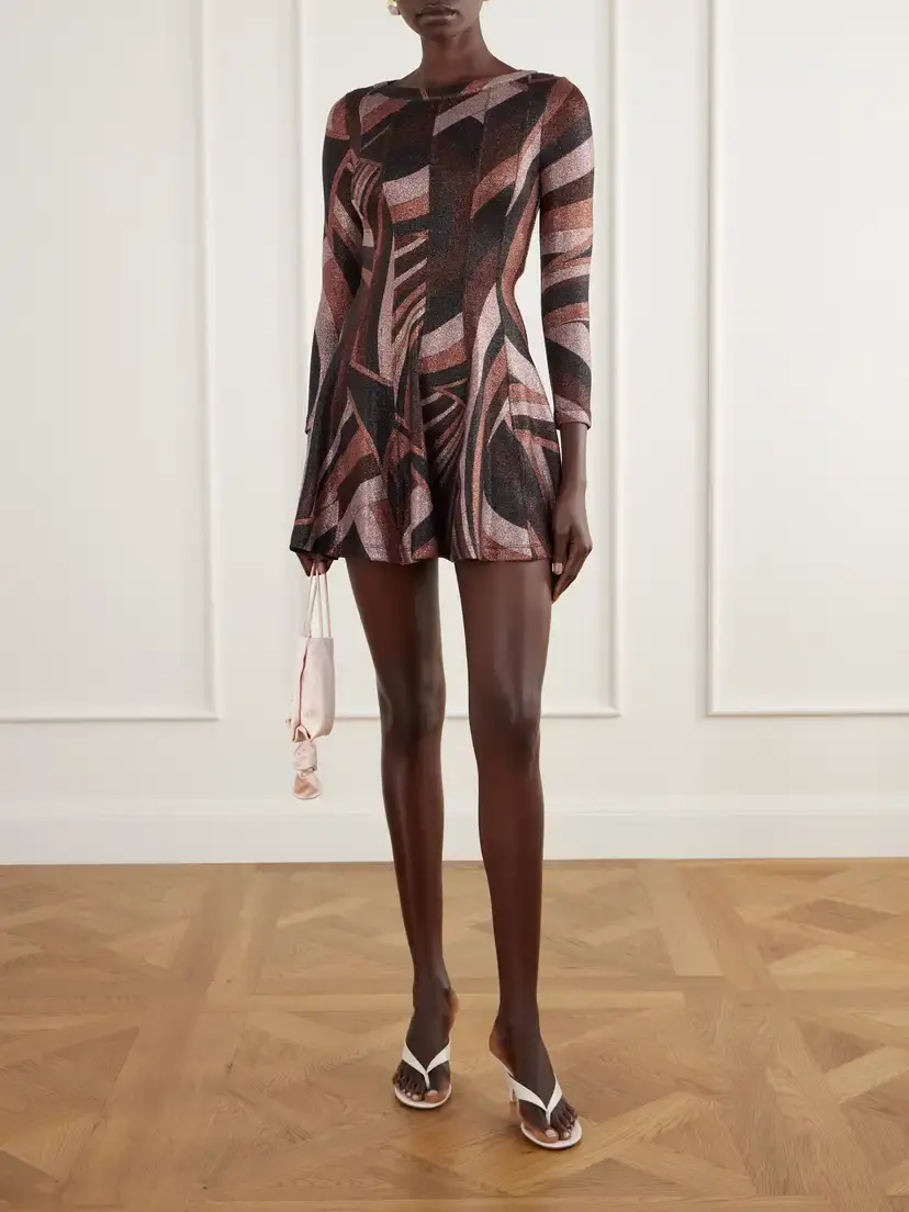 PUCCI Printed Stretch-jersey Mini Dress | Thumbnail 2 PUCCI Printed Stretch-jersey Mini Dress | Thumbnail 2