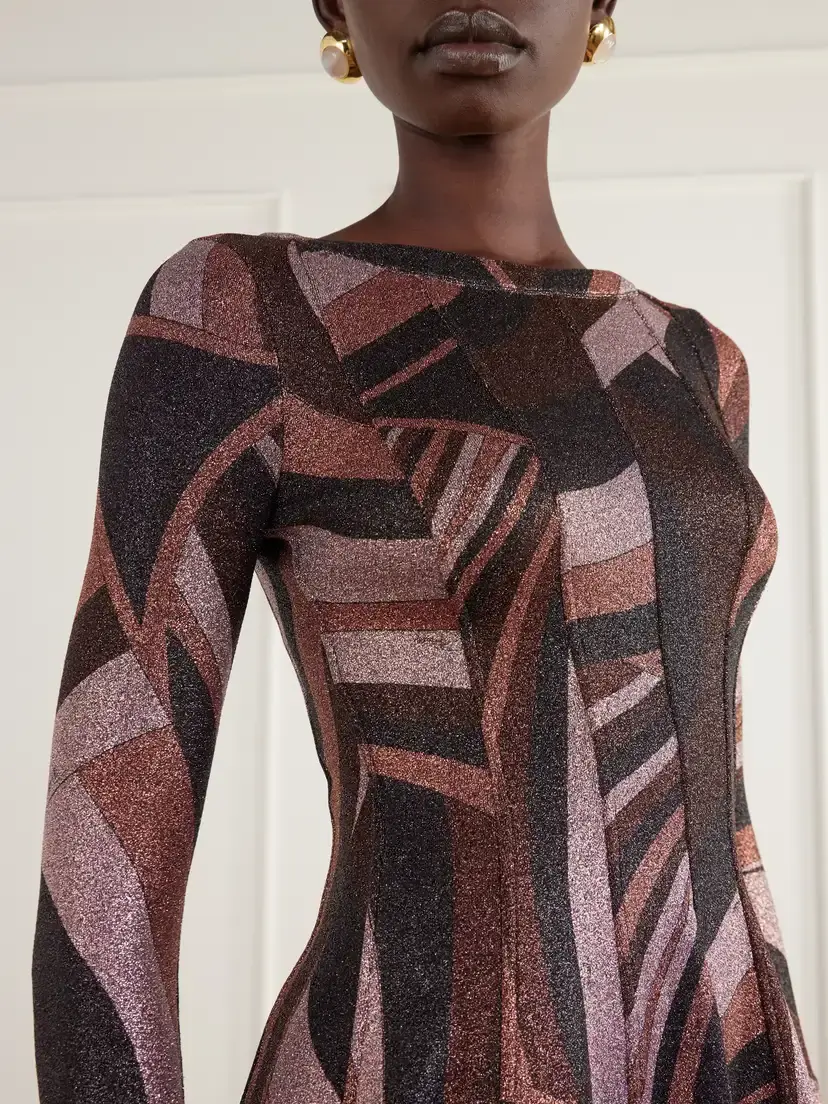 PUCCI Printed Stretch-jersey Mini Dress | Thumbnail 4 PUCCI Printed Stretch-jersey Mini Dress | Thumbnail 4