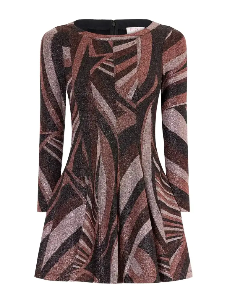 PUCCI Printed Stretch-jersey Mini Dress