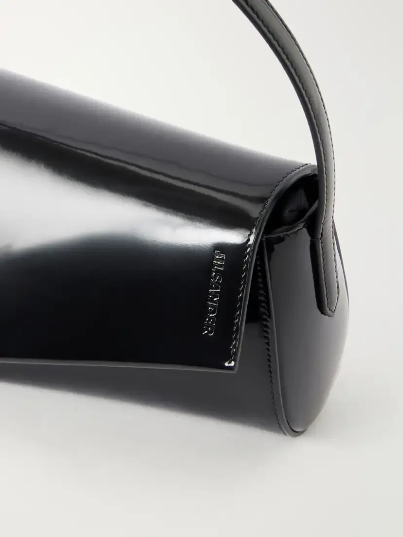 Jil Sander Kante Patent-leather Shoulder Bag | Thumbnail 5 Jil Sander Kante Patent-leather Shoulder Bag | Thumbnail 5