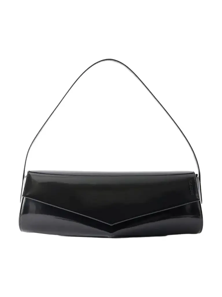 Jil Sander Kante Patent-leather Shoulder Bag
