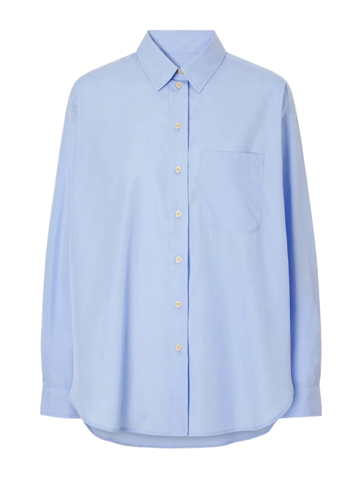 The Essential Drop-tail Cotton-poplin Shirt
