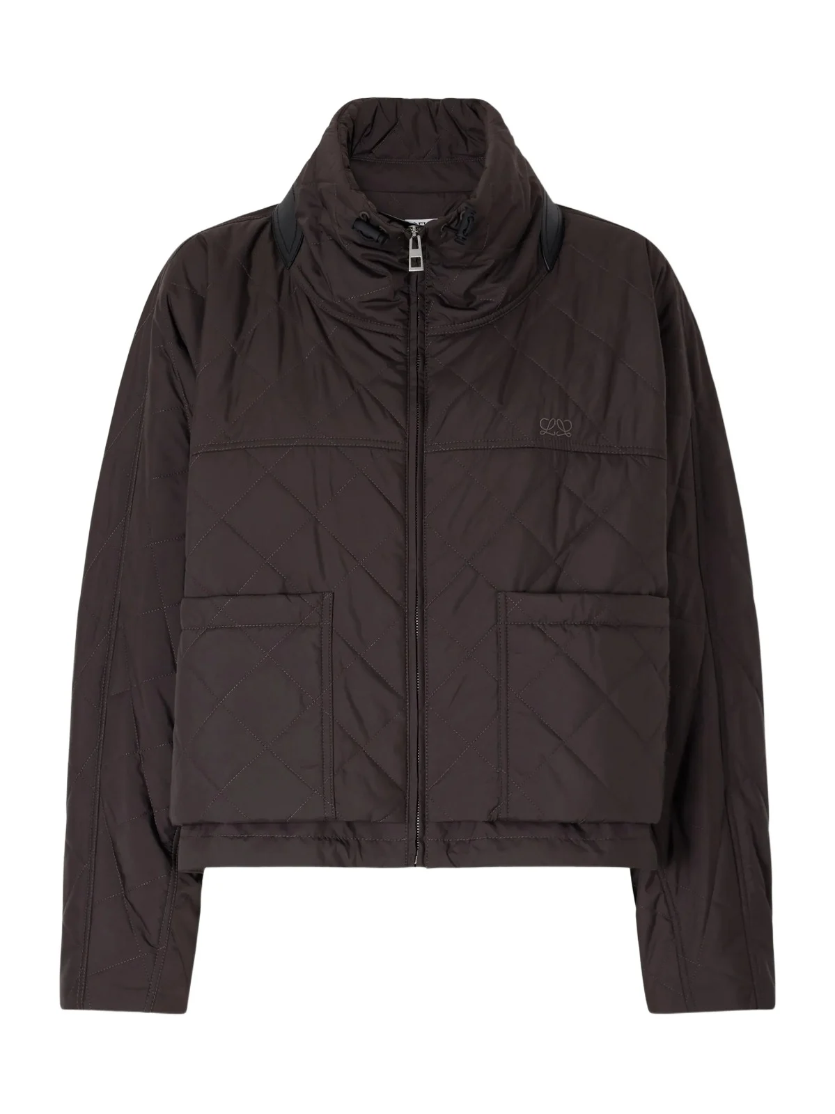 Loewe Padded Quilted Leather-trimmed Shell Jacket