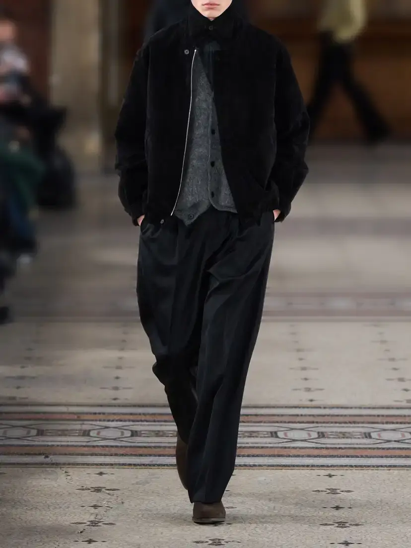 ssstein Paneled Gathered Suede Jacket | Thumbnail 6 ssstein Paneled Gathered Suede Jacket | Thumbnail 6