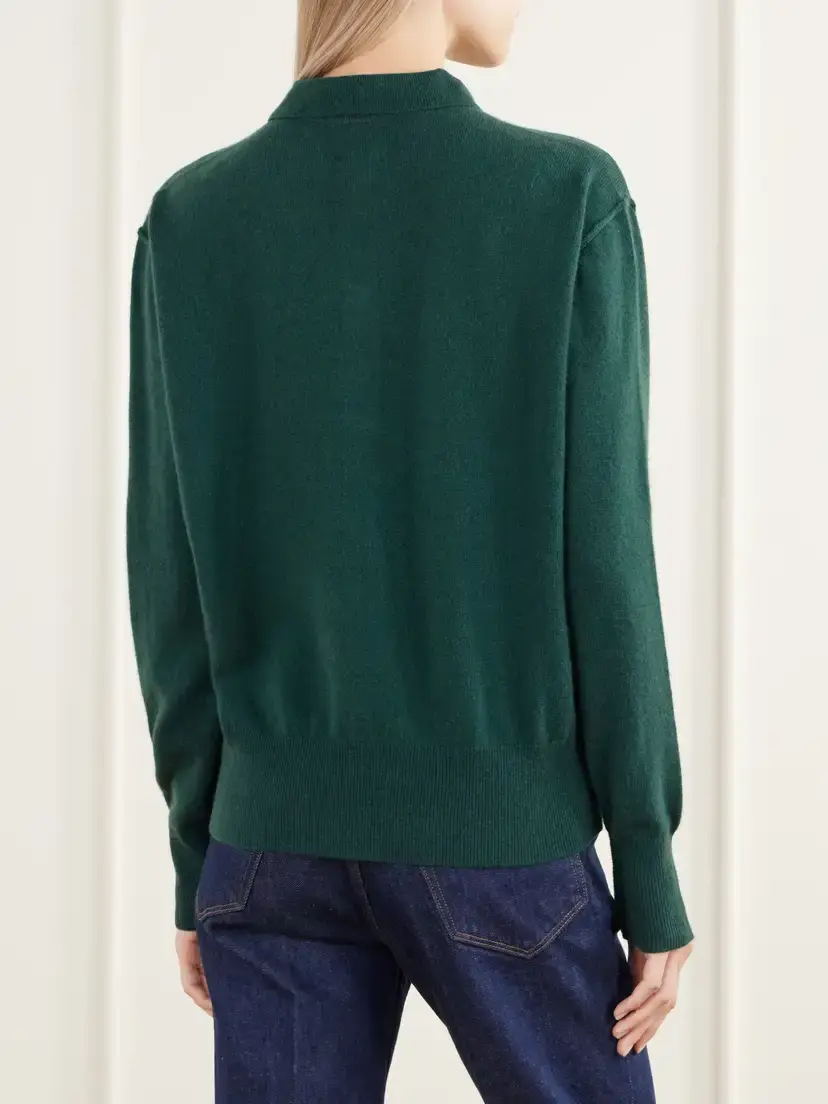 Jamie Haller The Polo Cashmere Polo Sweater | Thumbnail 4 Jamie Haller The Polo Cashmere Polo Sweater | Thumbnail 4
