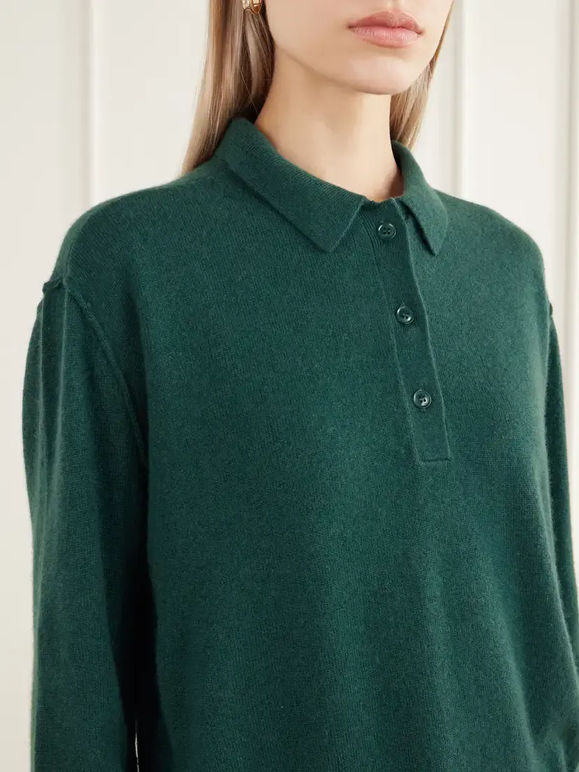 Jamie Haller The Polo Cashmere Polo Sweater | Thumbnail 5 Jamie Haller The Polo Cashmere Polo Sweater | Thumbnail 5
