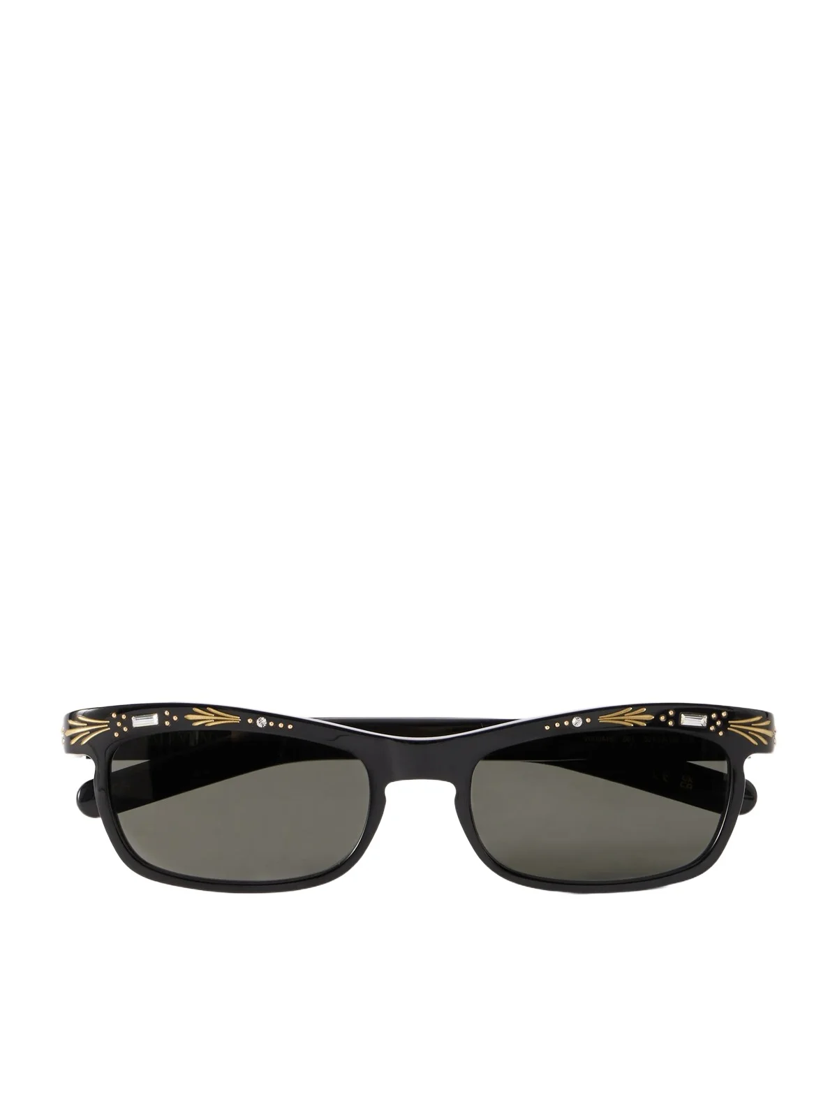 Valentino Eyewear Crystal-embellished Square-frame Recycled Acetate Sunglasses