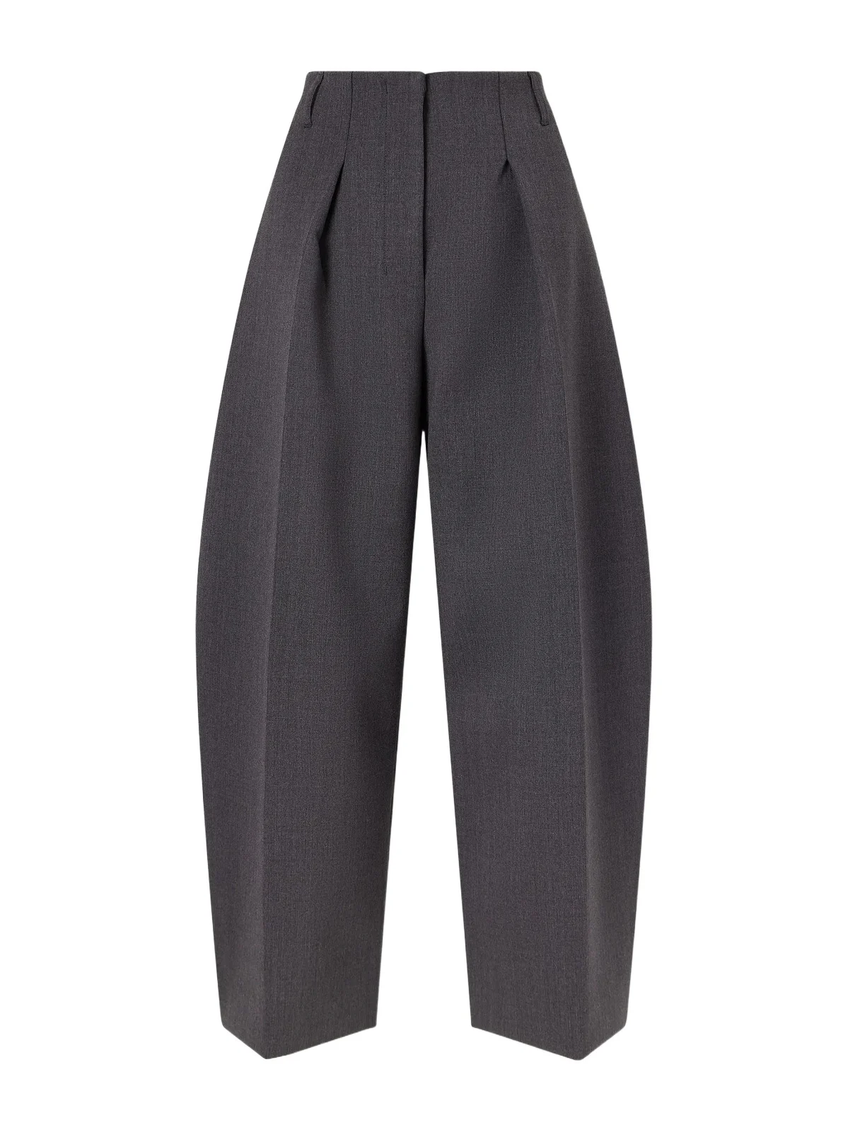 Le Pantalon Ovalo Pleated Stretch-crepe Barrel-leg Pants