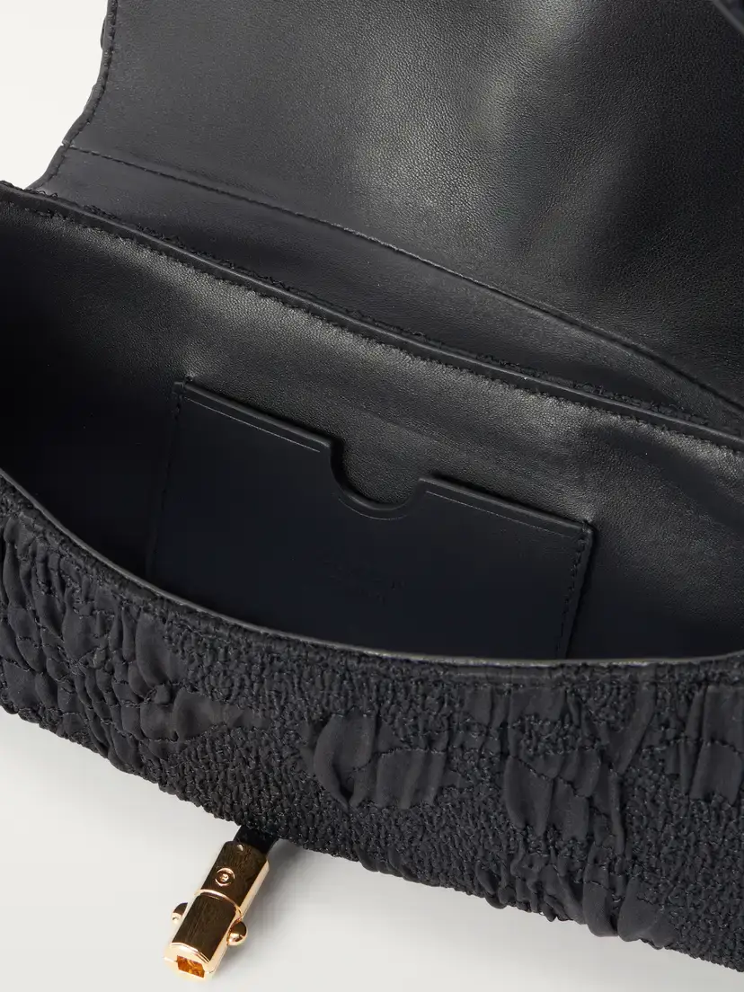 Balmain Metropolis Leather-trimmed Jacquard Shoulder Bag | Thumbnail 6 Balmain Metropolis Leather-trimmed Jacquard Shoulder Bag | Thumbnail 6