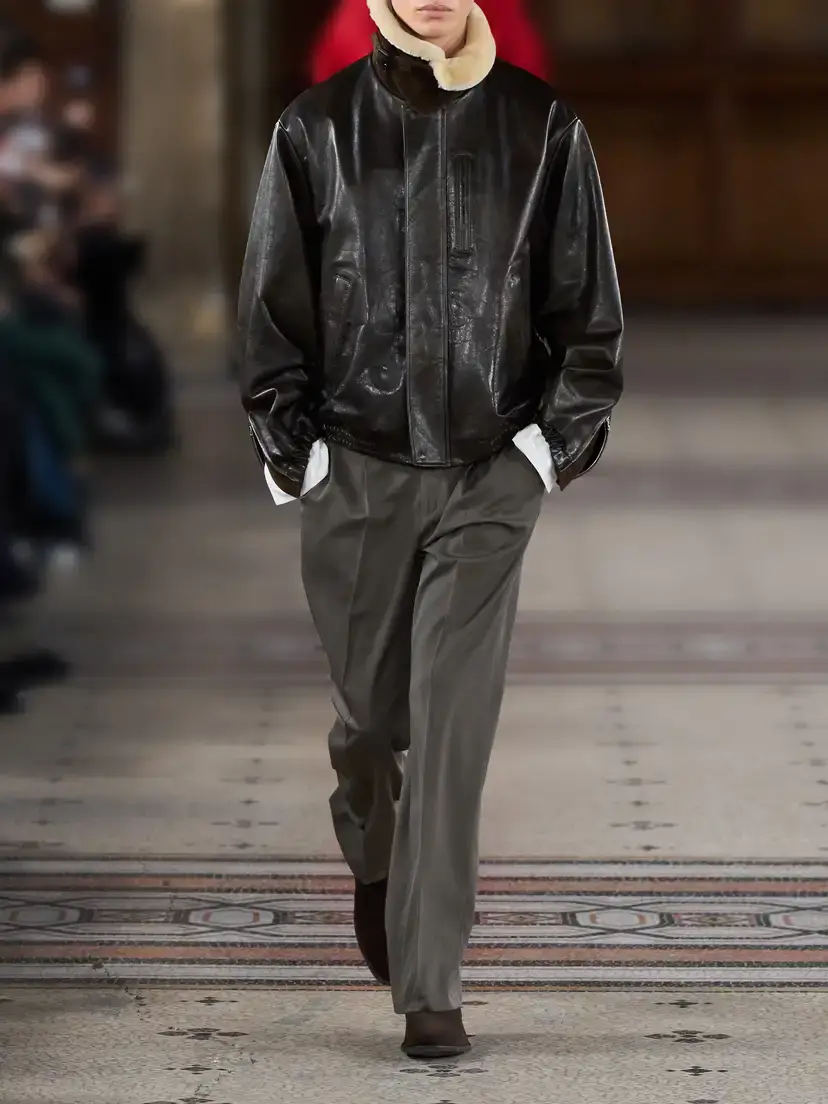 ssstein Shearling And Suede-trimmed Leather Jacket | Thumbnail 6 ssstein Shearling And Suede-trimmed Leather Jacket | Thumbnail 6