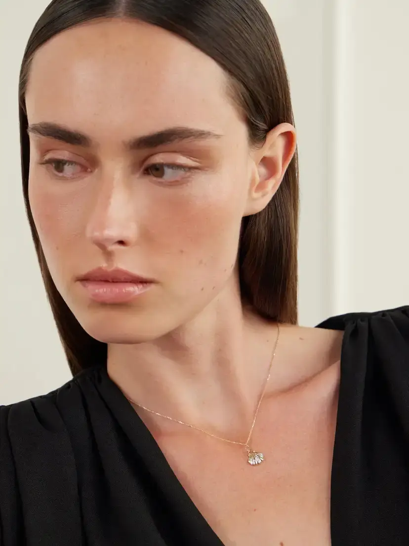 Mateo Petite Venus 14-karat Gold Diamond Necklace | Thumbnail 2 Mateo Petite Venus 14-karat Gold Diamond Necklace | Thumbnail 2
