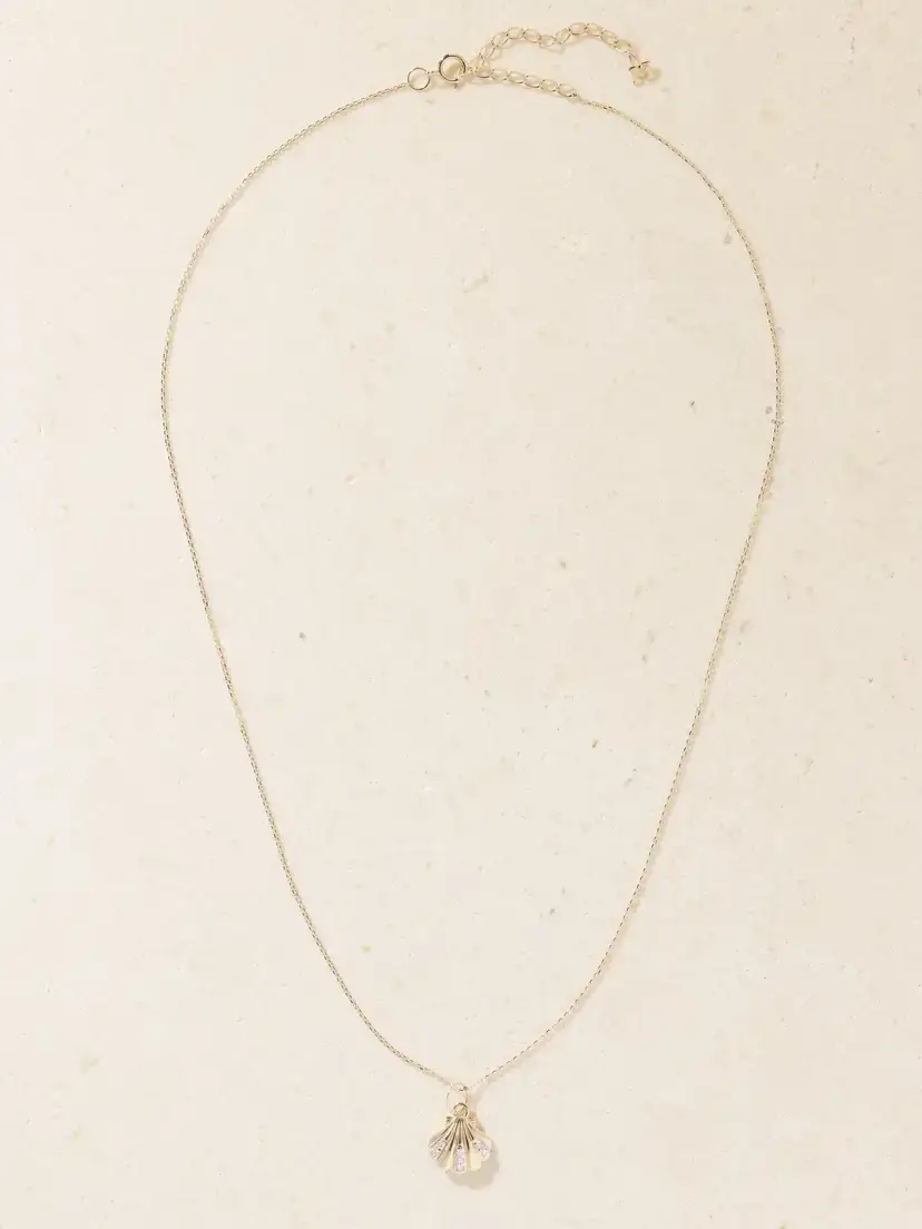 Mateo Petite Venus 14-karat Gold Diamond Necklace | Thumbnail 4 Mateo Petite Venus 14-karat Gold Diamond Necklace | Thumbnail 4
