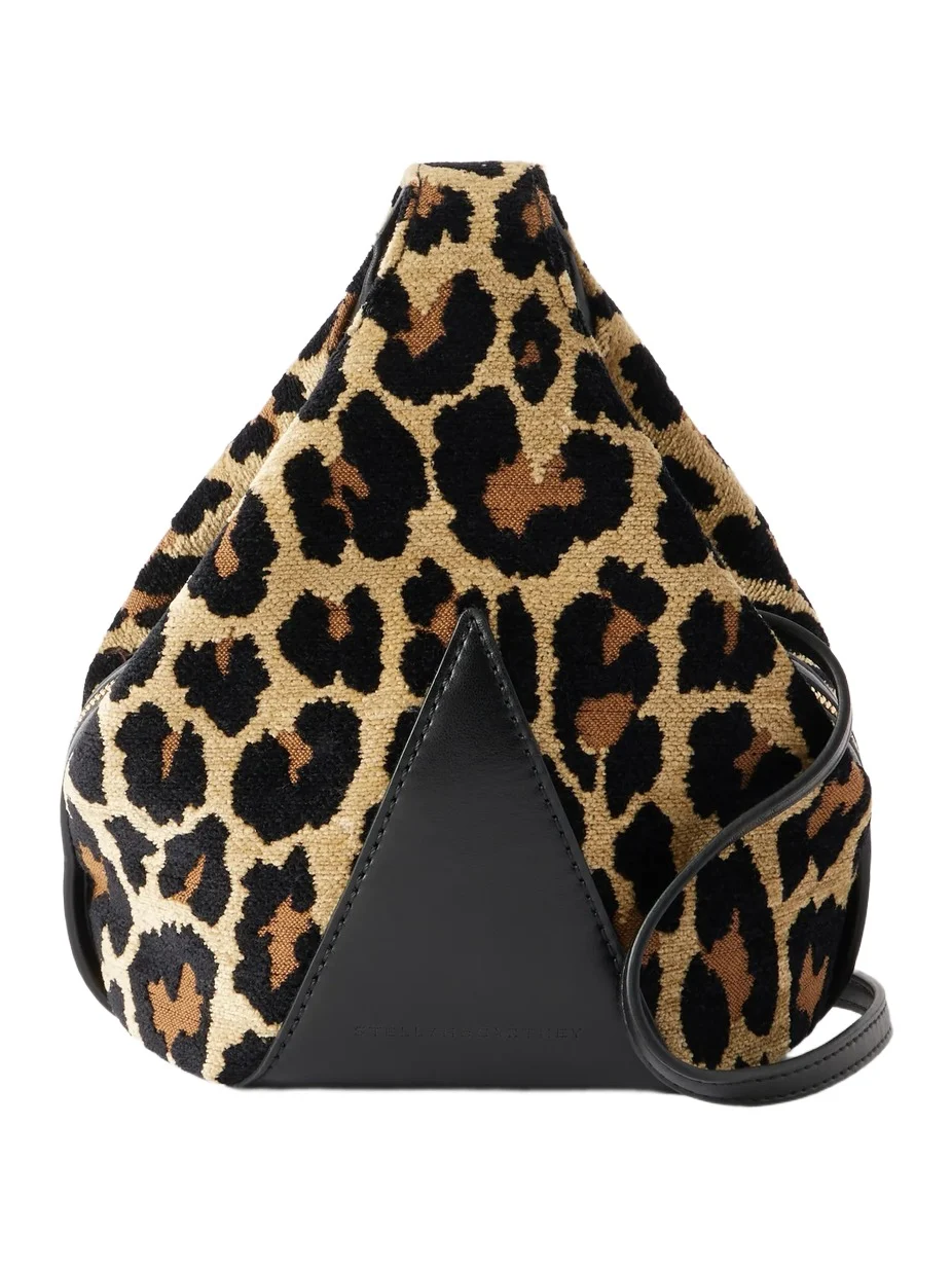 Appaloosa Vegan Material-trimmed Leopard-jacquard Shoulder Bag Appaloosa Vegan Material-trimmed Leopard-jacquard Shoulder Bag