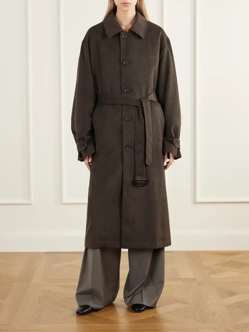 ssstein Belted Wool-doeskin Coat | Thumbnail 3 ssstein Belted Wool-doeskin Coat | Thumbnail 3