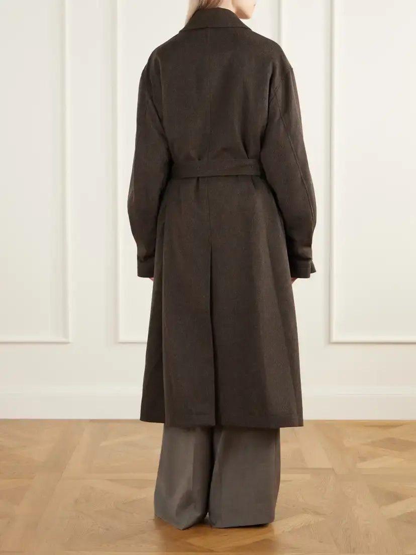 ssstein Belted Wool-doeskin Coat | Thumbnail 4 ssstein Belted Wool-doeskin Coat | Thumbnail 4