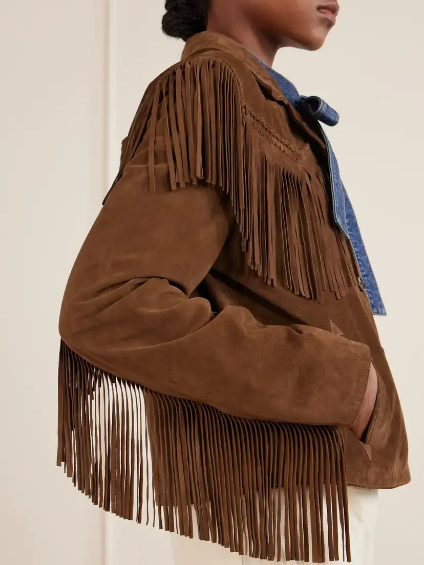 Nili Lotan Eloi Fringe-trimmed Suede Jacket | Thumbnail 5 Nili Lotan Eloi Fringe-trimmed Suede Jacket | Thumbnail 5