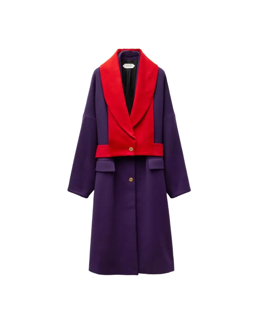 Versace Double Wool Coat