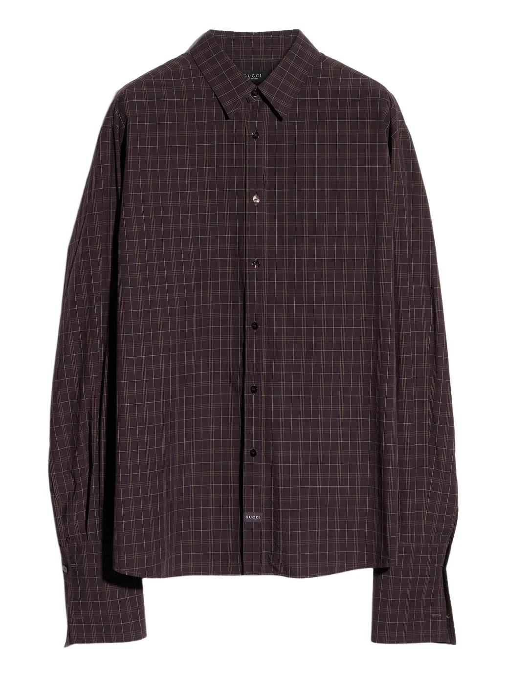 Gucci Checked Washed Cotton Shirt