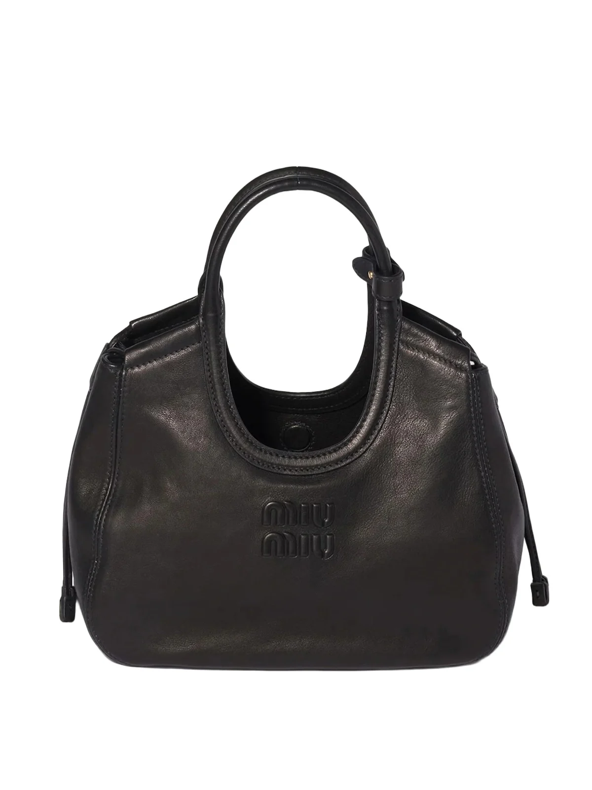 Miu Miu Ivy Nappa Leather Drawstring Tote