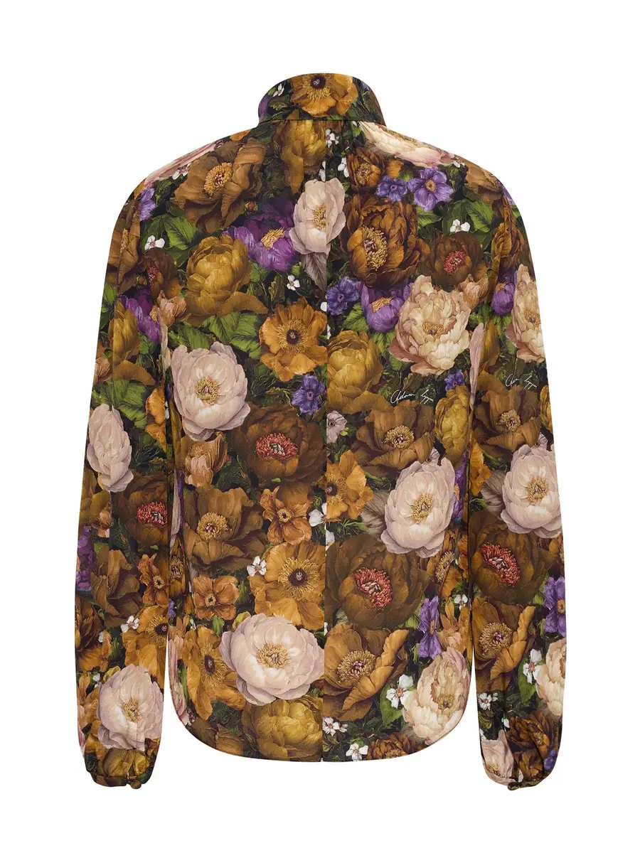 Adam Lippes Joan Floral Crêpe de Chine Top | Thumbnail 2 Adam Lippes Joan Floral Crêpe de Chine Top | Thumbnail 2